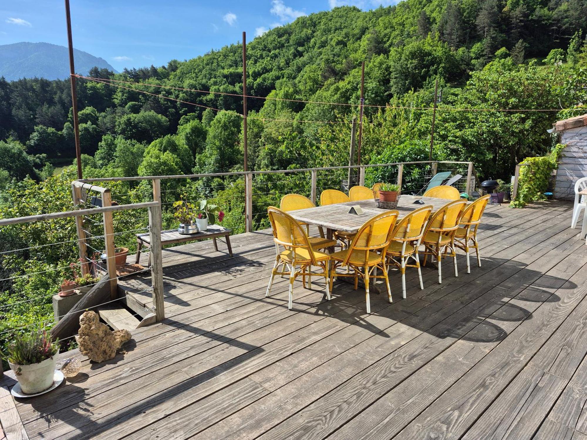Grande Terrasse Avec Vue Entre Mediterranee Et Pays Cathare Cailla Eksteriør billede
