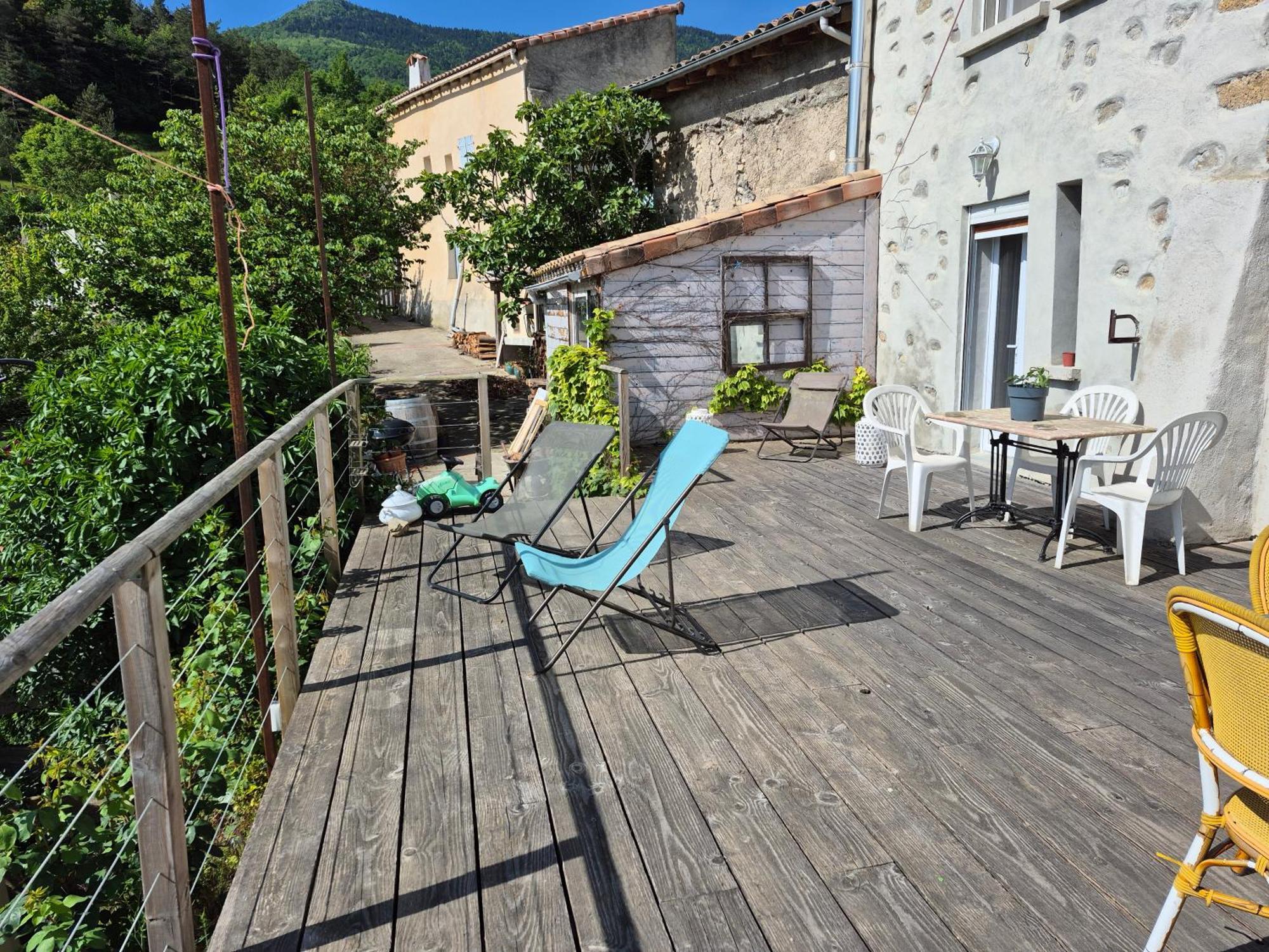 Grande Terrasse Avec Vue Entre Mediterranee Et Pays Cathare Cailla Eksteriør billede