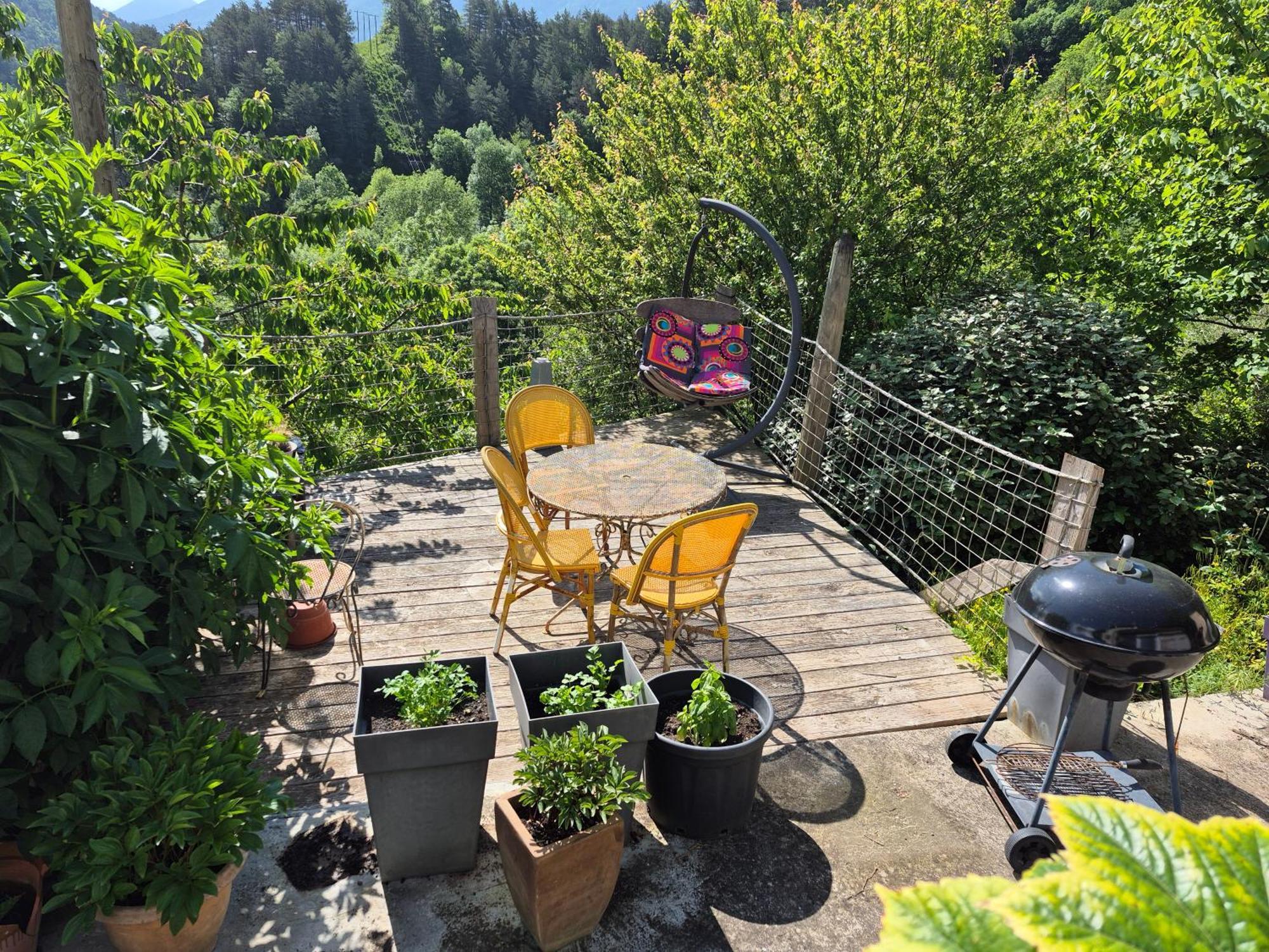 Grande Terrasse Avec Vue Entre Mediterranee Et Pays Cathare Cailla Eksteriør billede